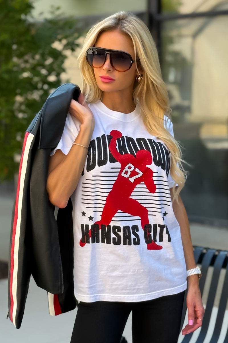 1KC Touchdown Tee : White
