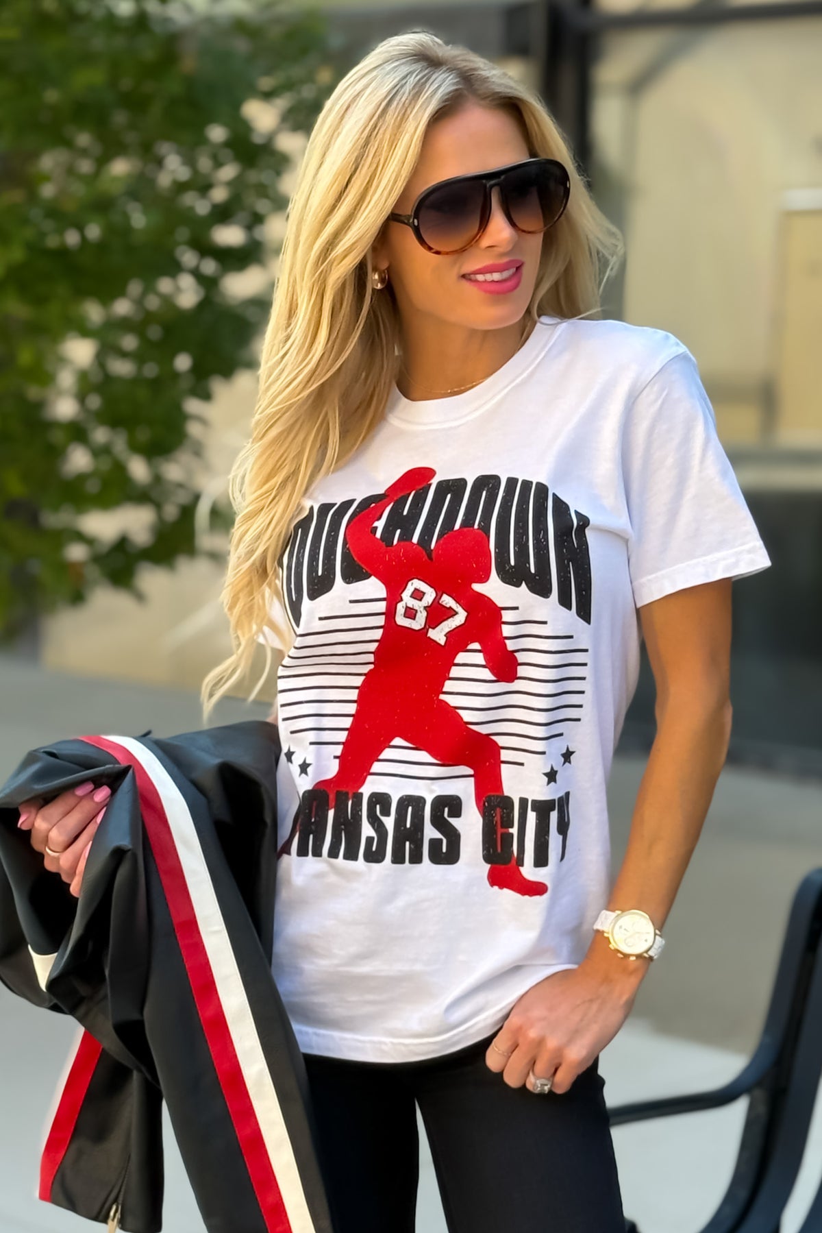 1KC Touchdown Tee : White