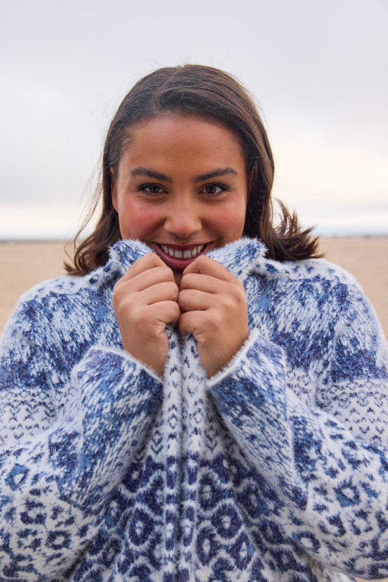 Liverpool Emelda Sweater Coat : Navy