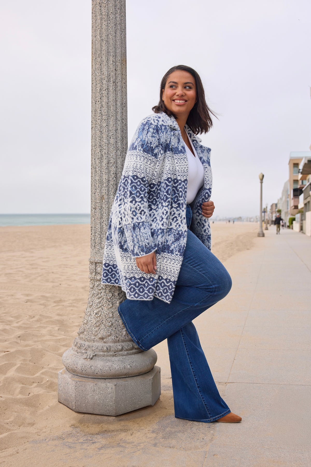 Liverpool Emelda Sweater Coat : Navy