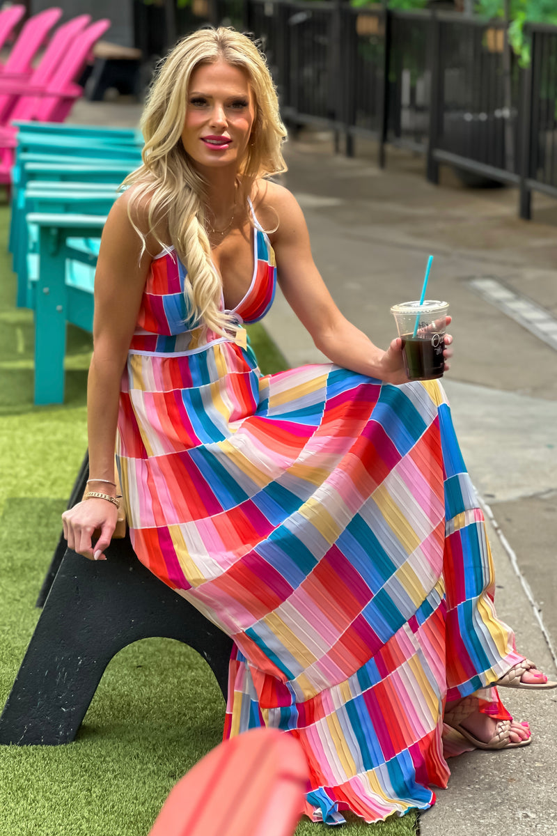 Rowen Printed Cami Maxi Dress : Multi