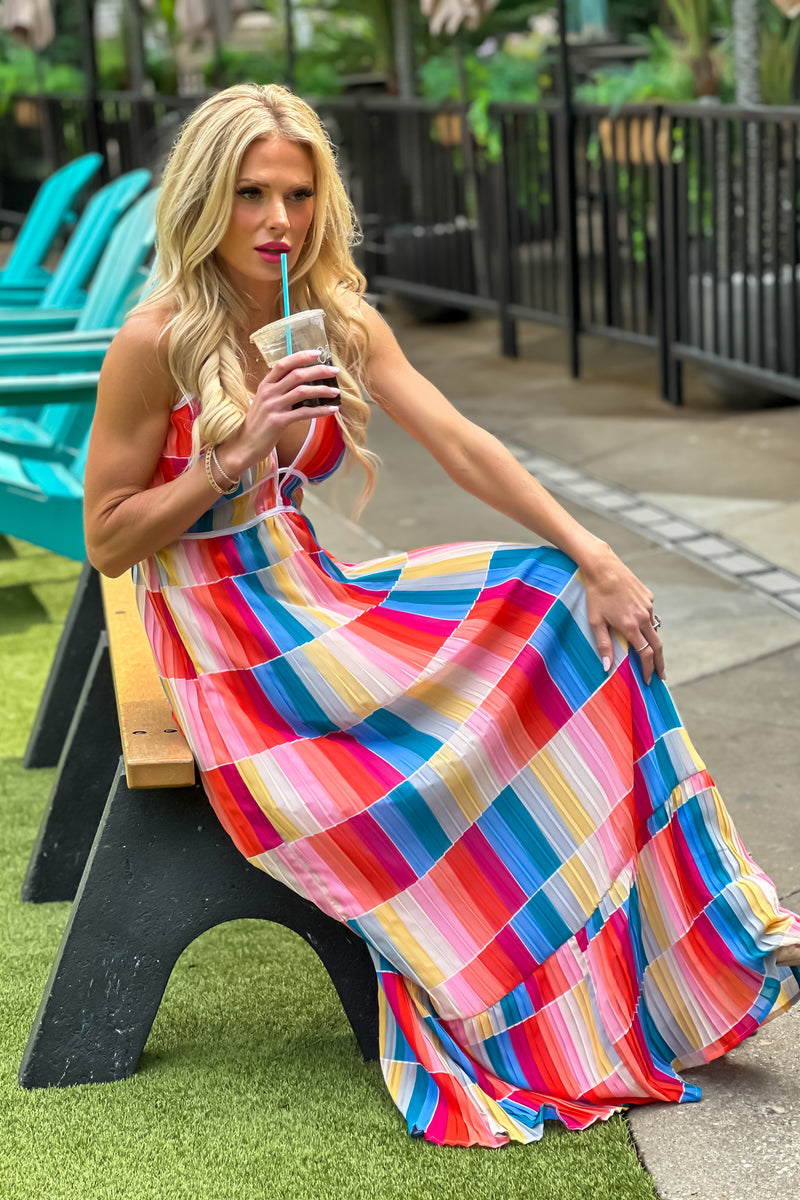 Rowen Printed Cami Maxi Dress : Multi