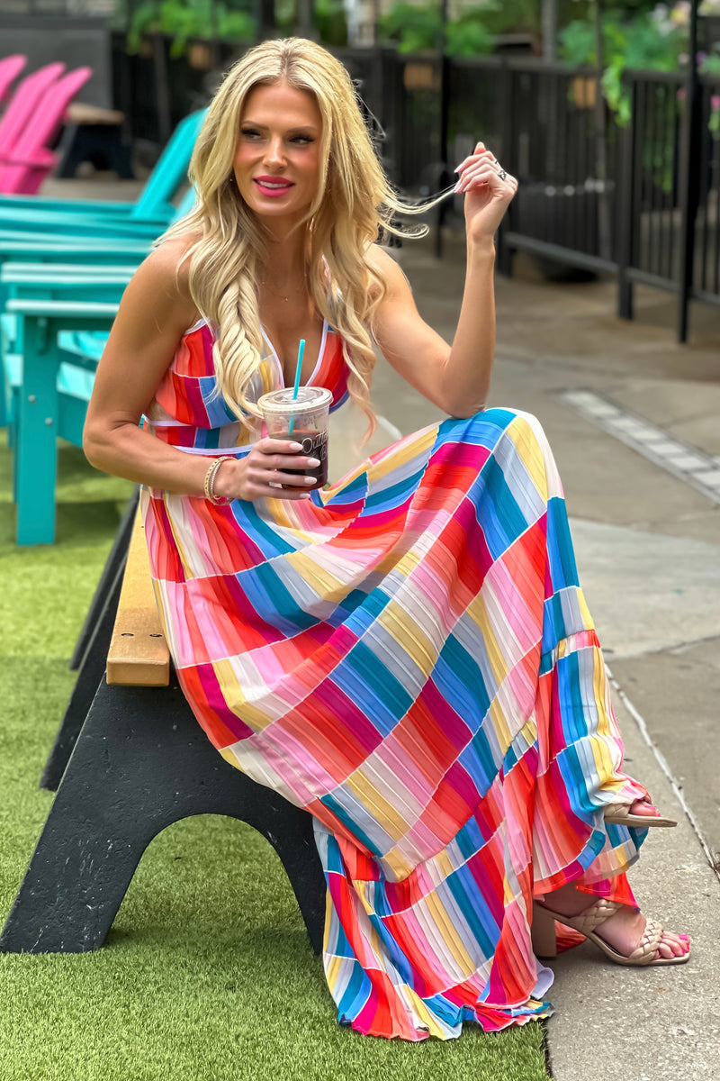Rowen Printed Cami Maxi Dress : Multi