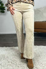 Cider Sippin' Corduroy Flare Pants : Sand