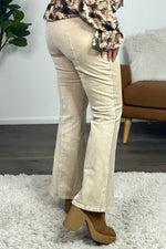 Cider Sippin' Corduroy Flare Pants : Sand