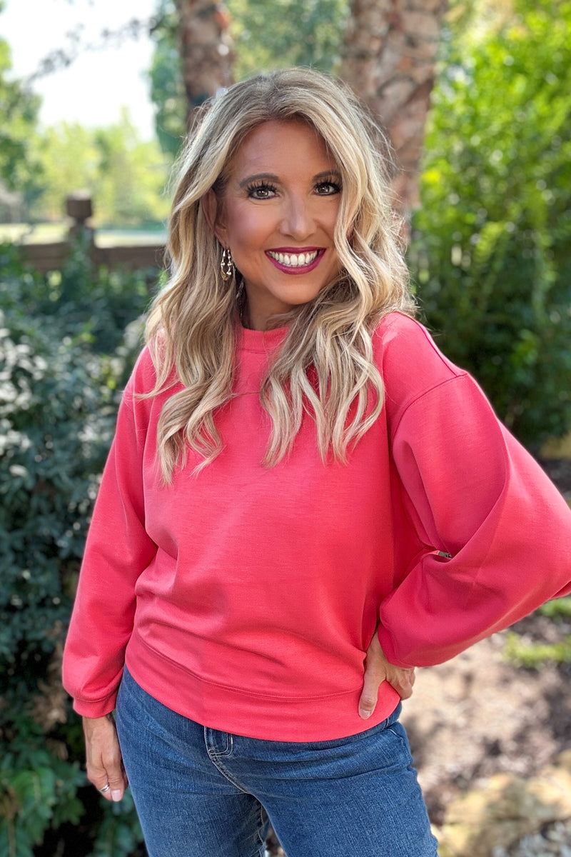 Kerra Soft Pullover : Coral