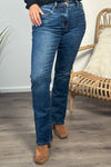 Lonnie High Rise Bootcut Jeans : DeepSea