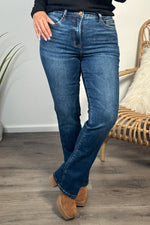 Lonnie High Rise Bootcut Jeans : DeepSea