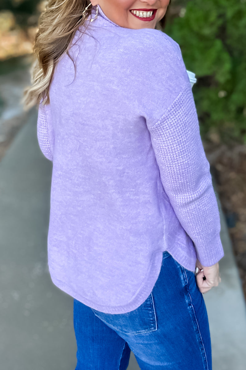 Snow Angels Tribal Sweater : Lilac