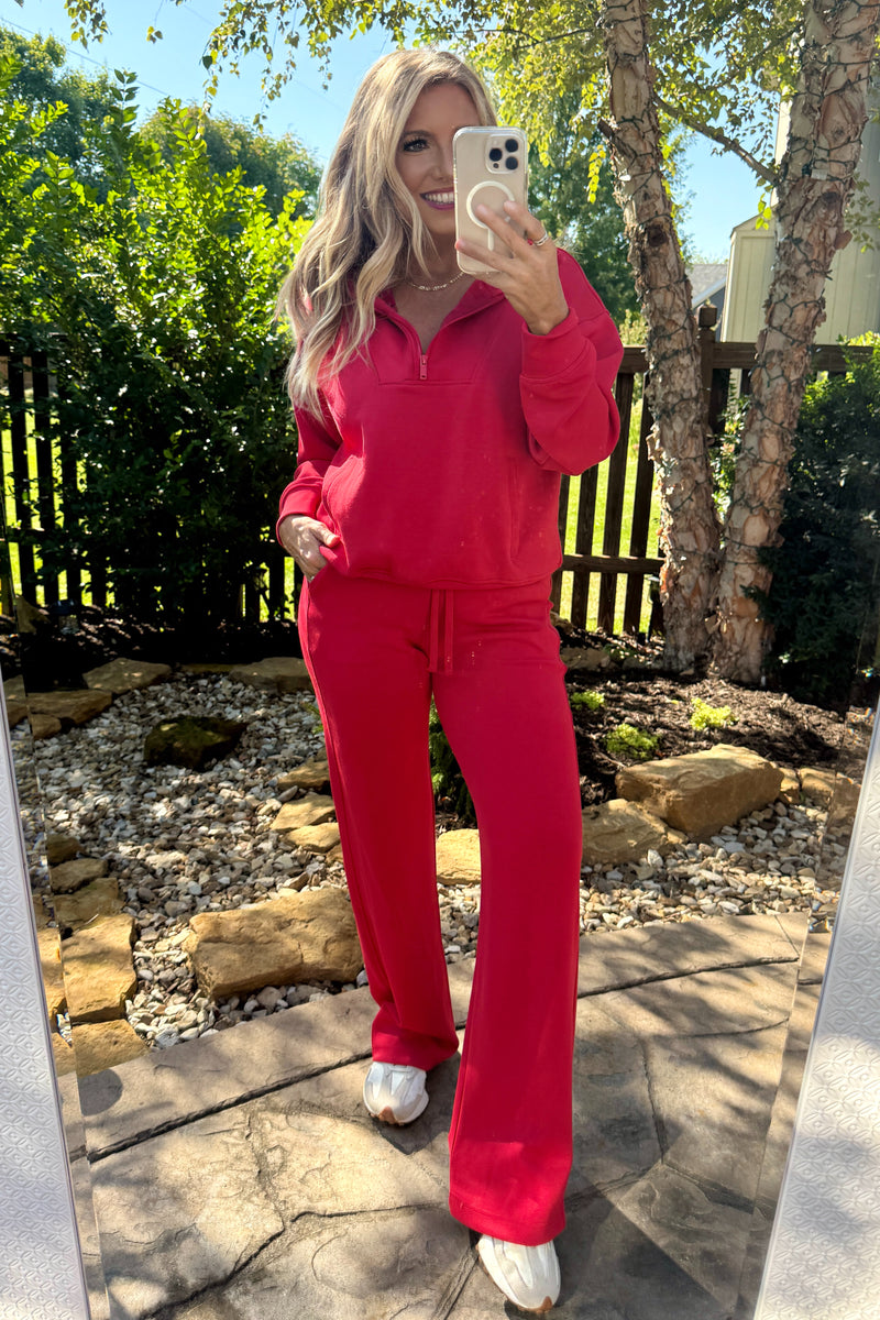 Nylah Pants : Red