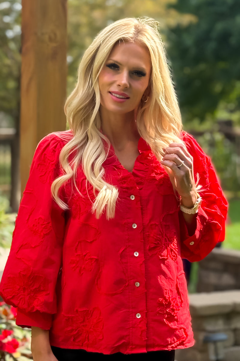 Padme Top : Red