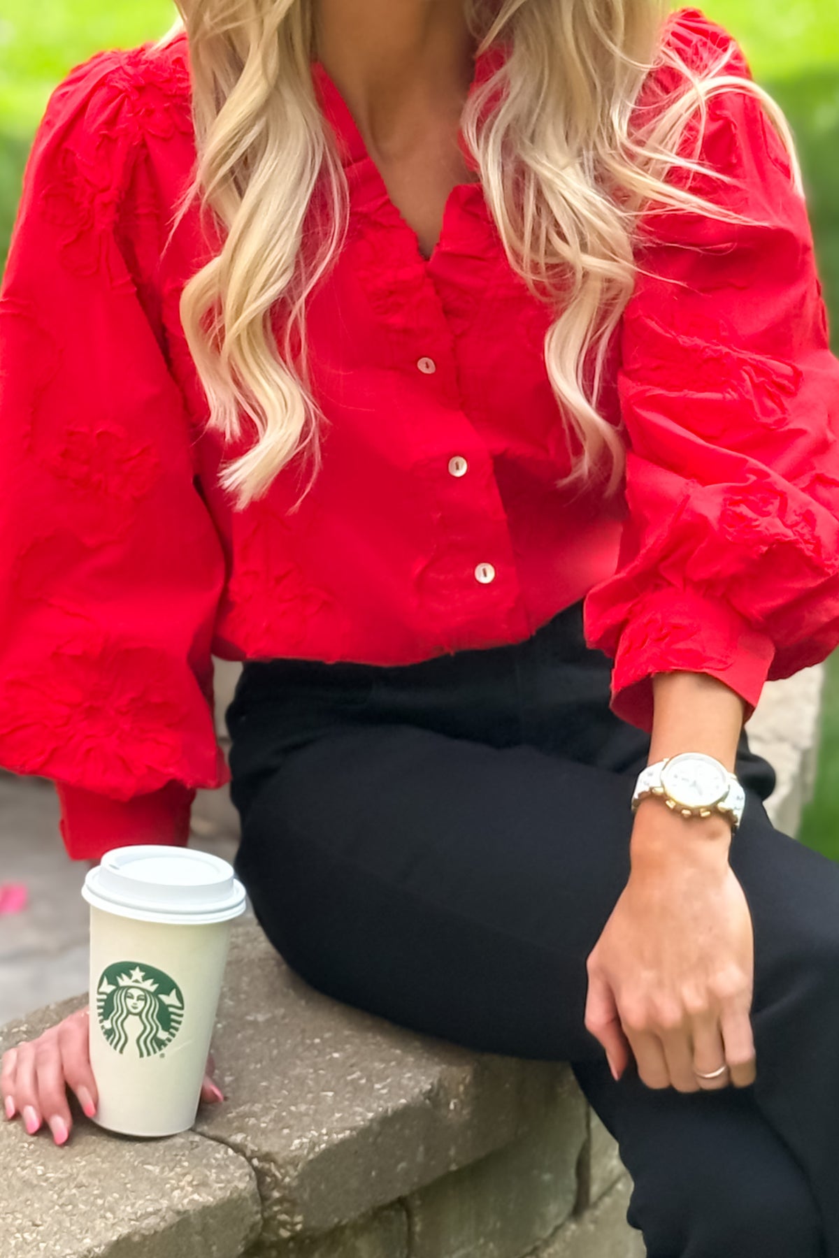 Padme Top : Red
