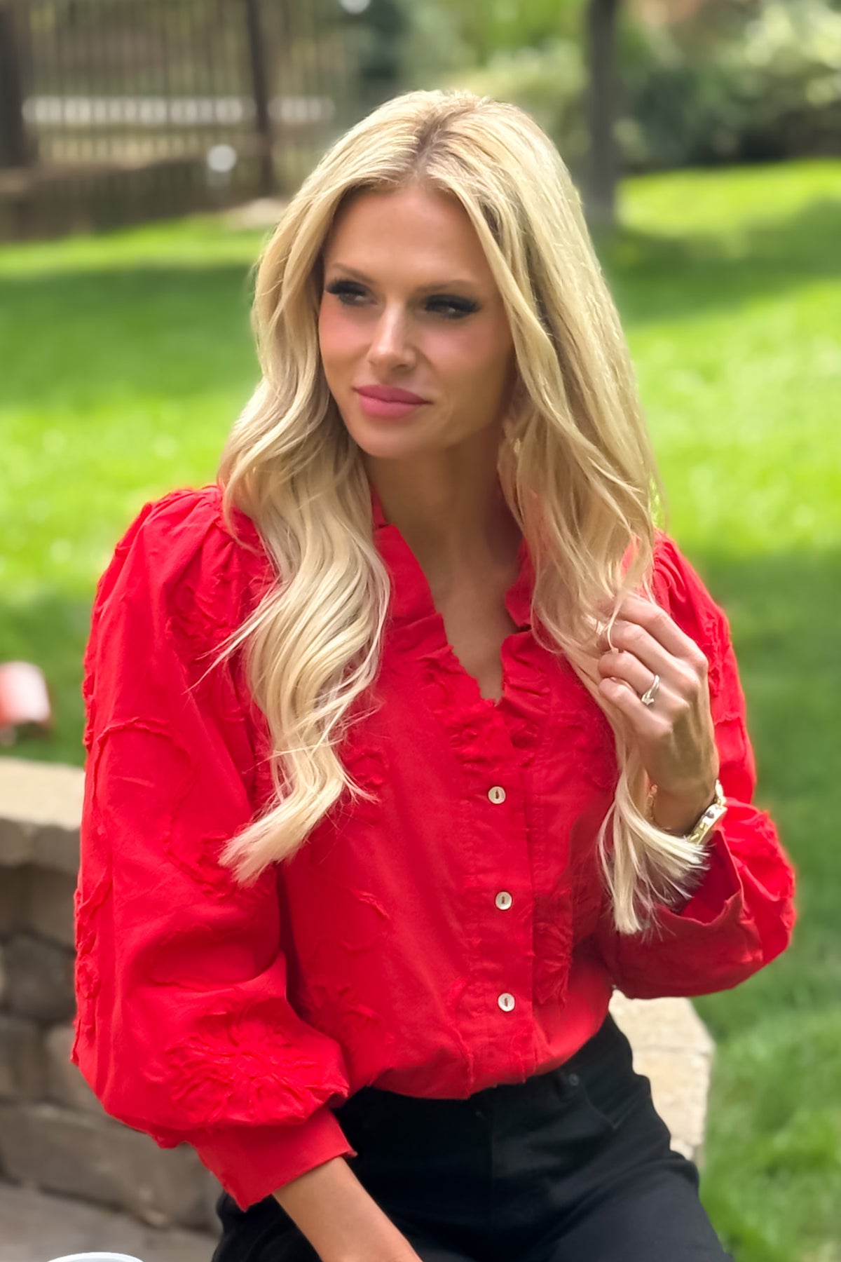 Padme Top : Red