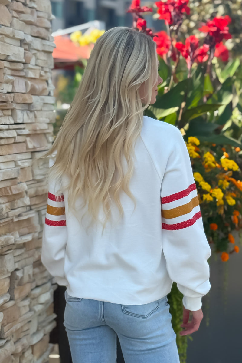 KC Loves 87 Sweatshirt : Ivory