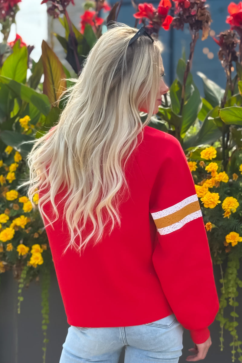 KC Loves 87 Sweatshirt : Red