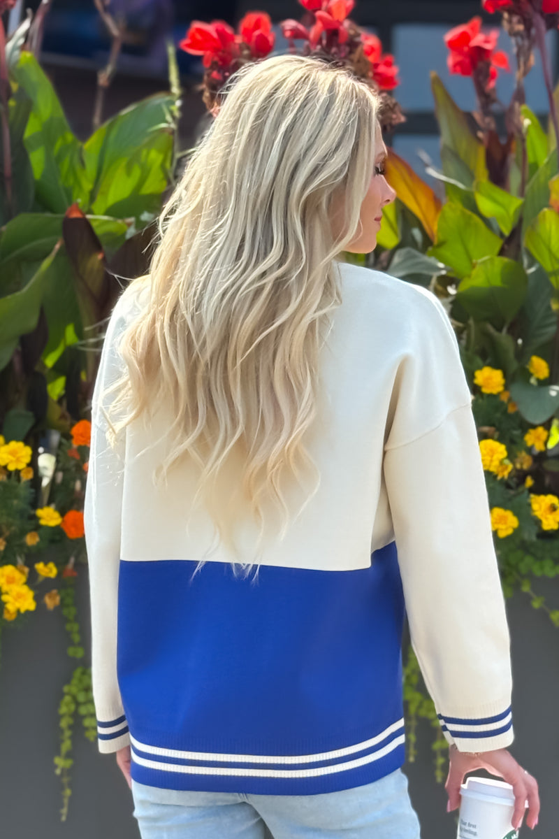 KU Carley Card Lux Cardigan : Royal