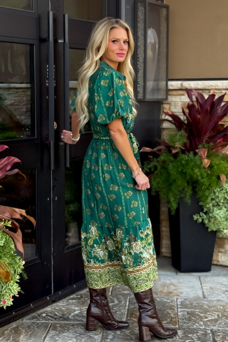 Asuka Dress : Green