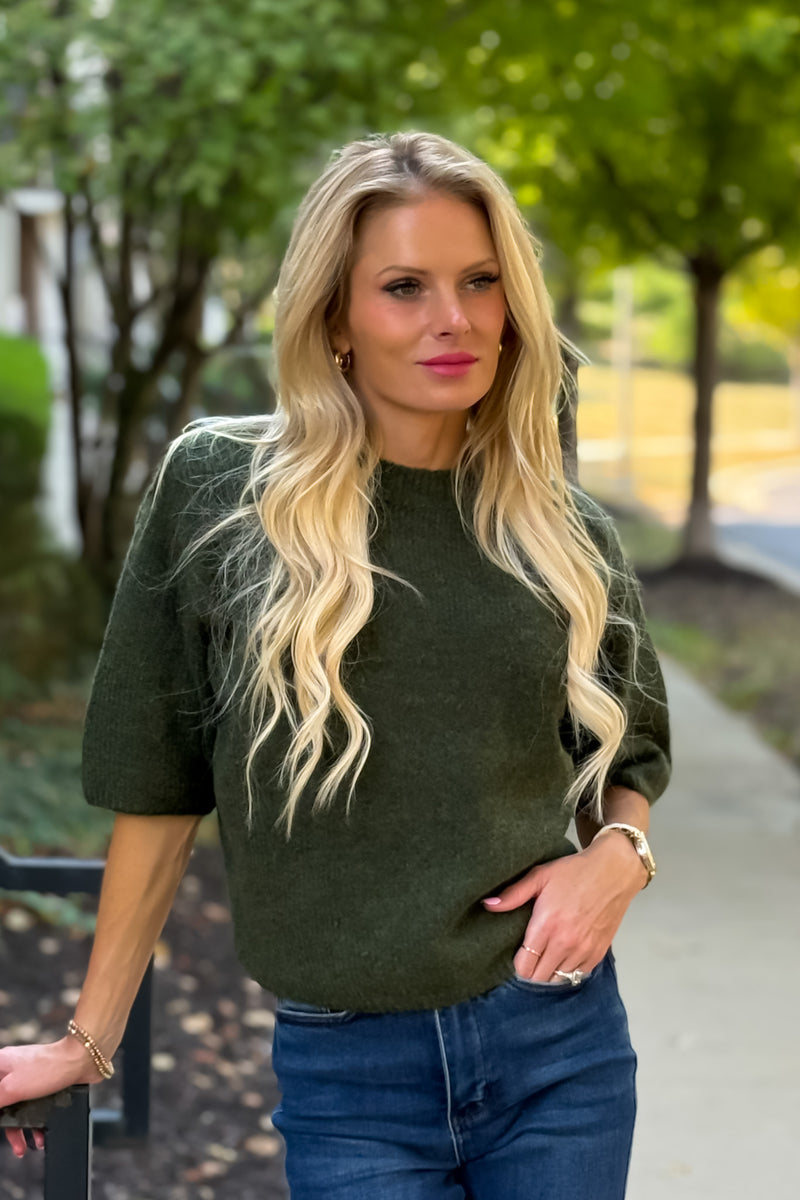Charlie B Brinly Top : Green