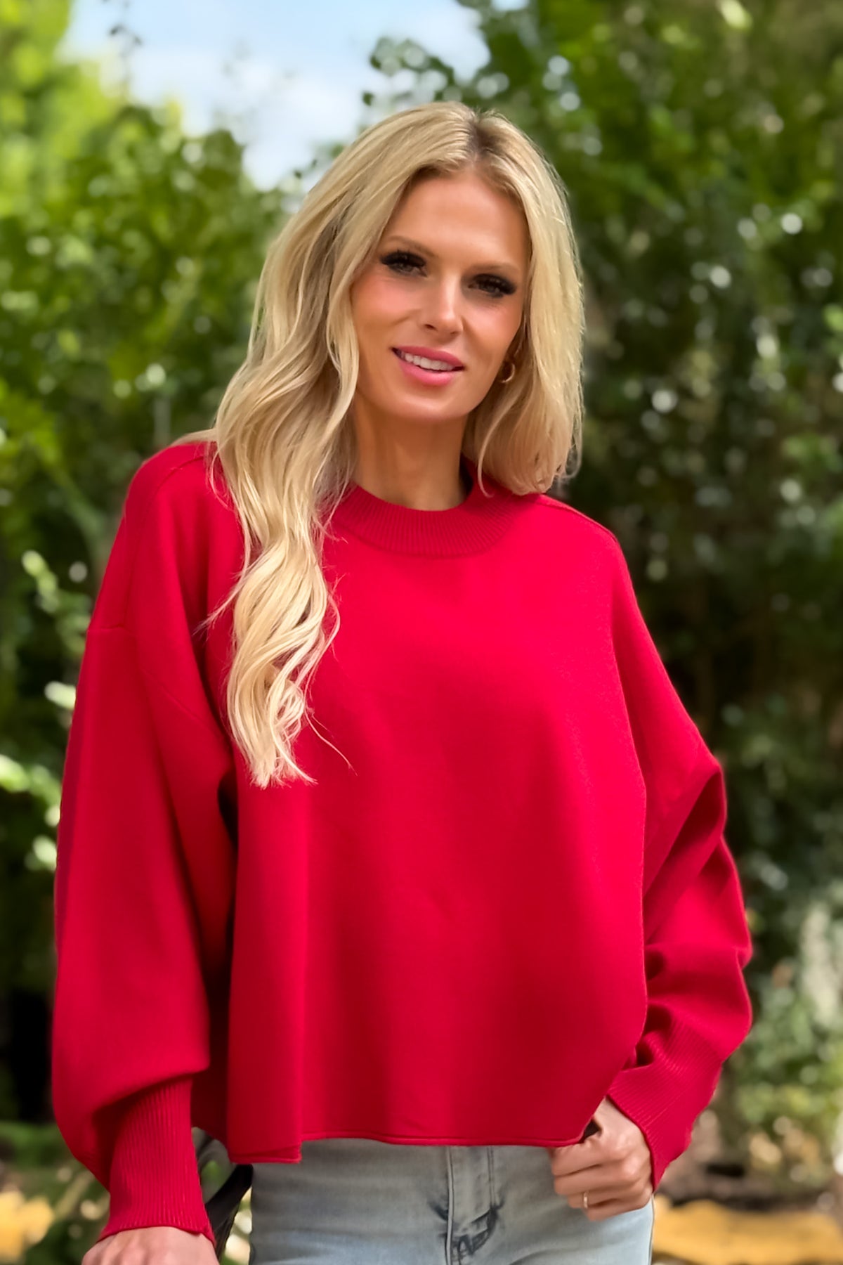 Josephine Sweater : Red