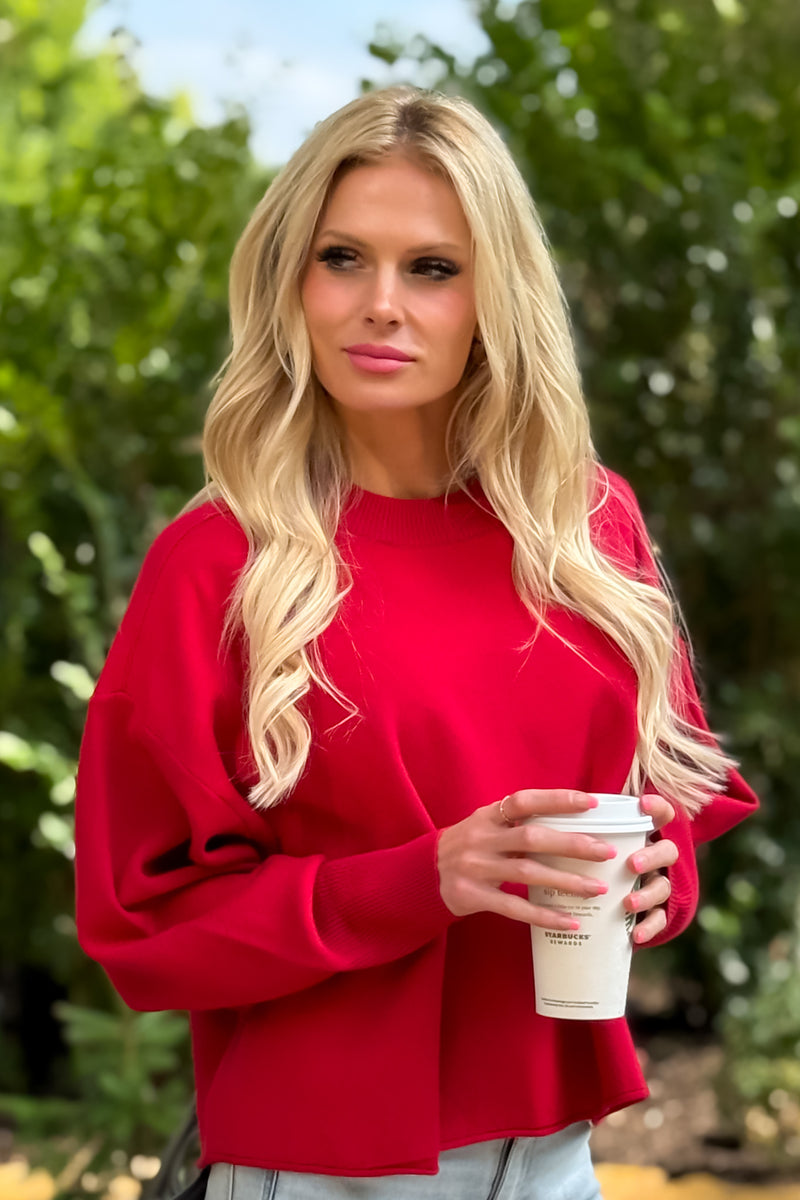 Josephine Sweater : Red
