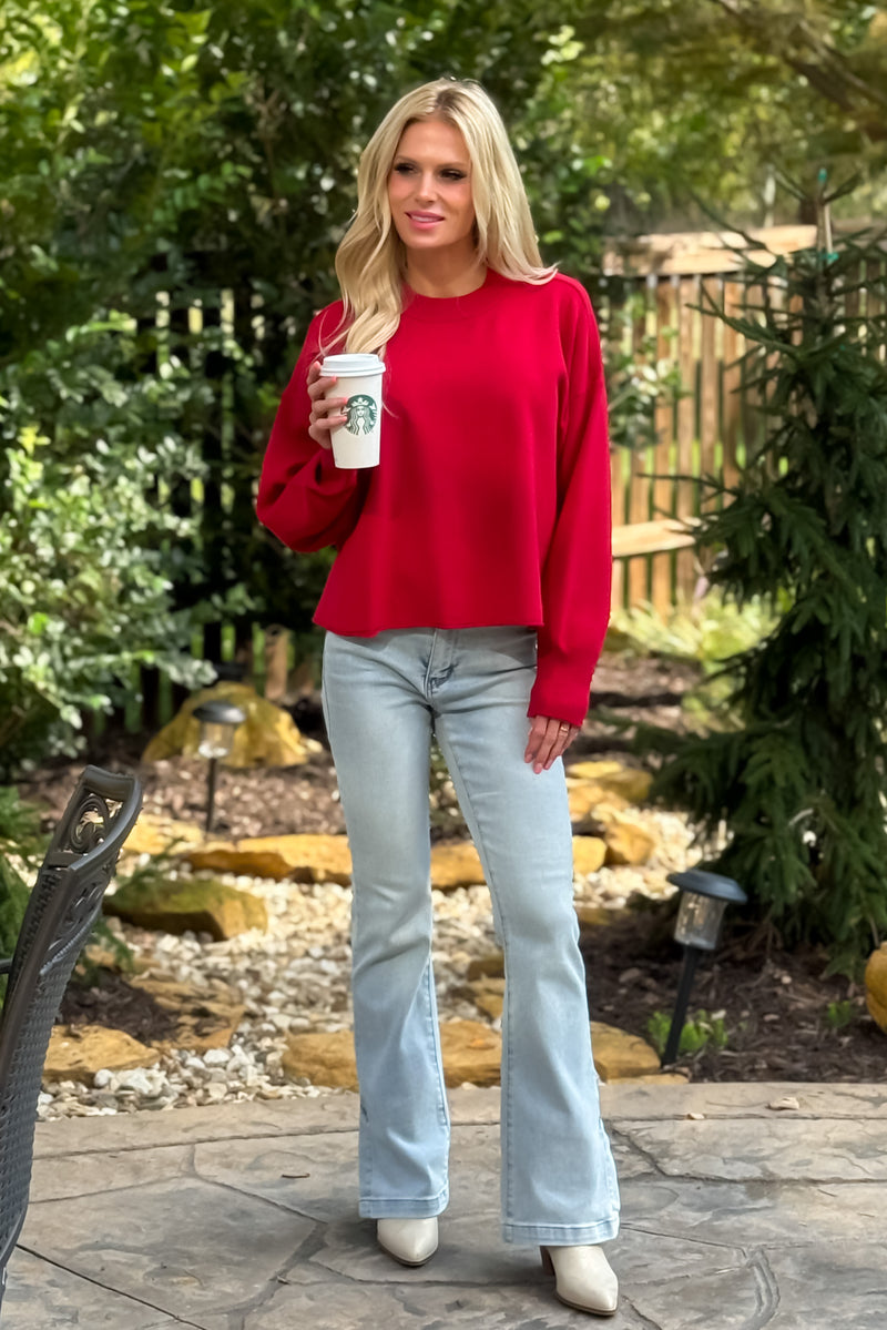 Josephine Sweater : Red