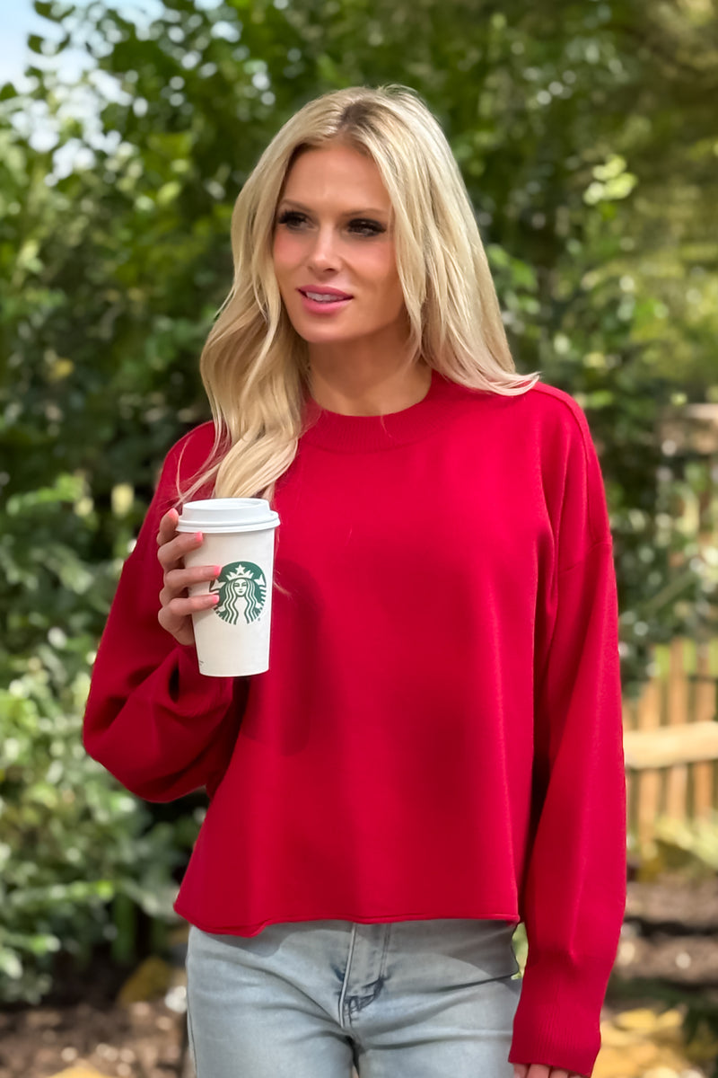 Josephine Sweater : Red