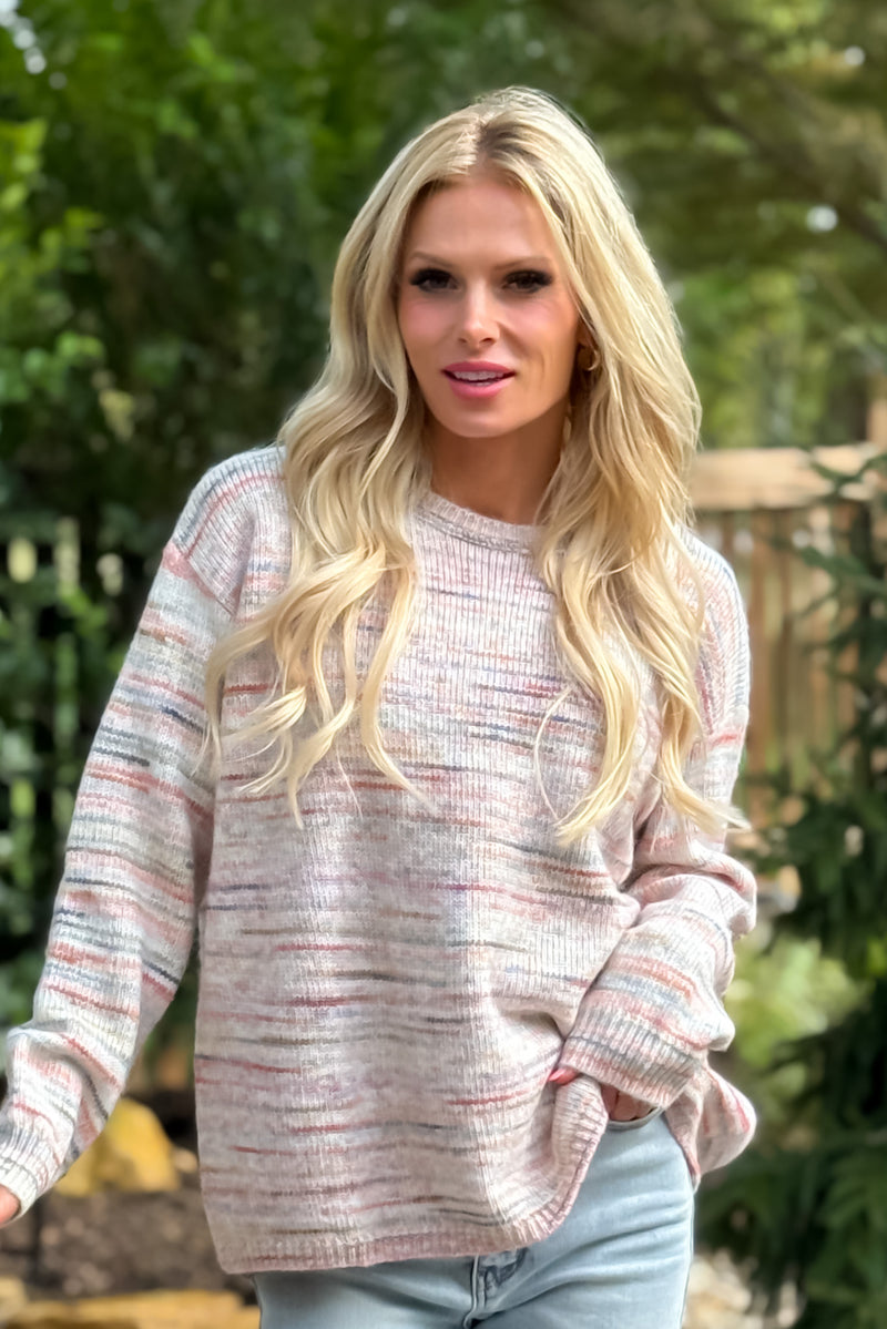 Jayanti Oversized Sweater : Pink