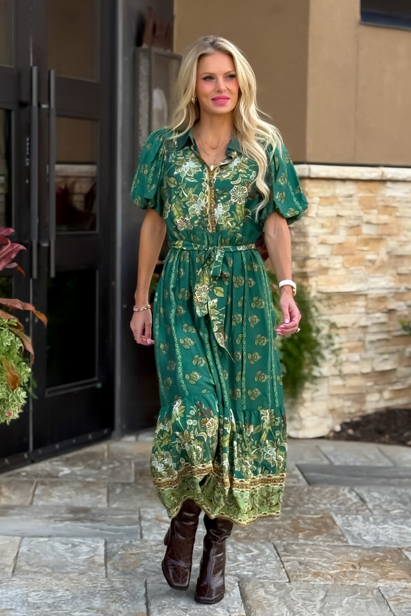 Asuka Dress : Green