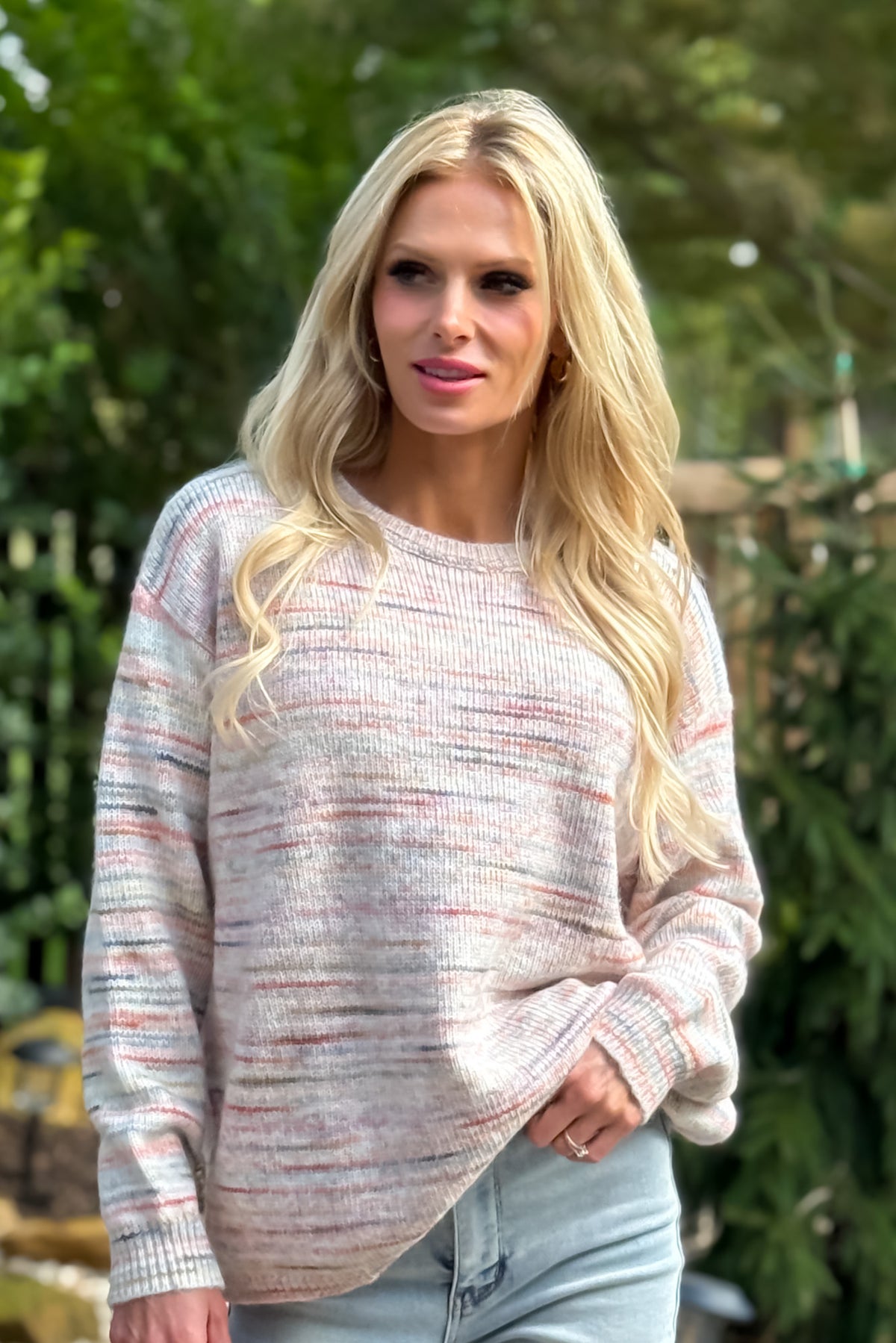 Jayanti Oversized Sweater : Pink