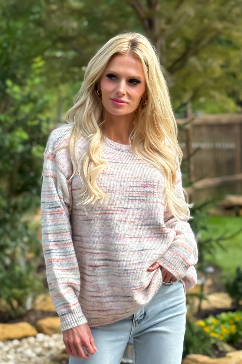 Jayanti Oversized Sweater : Pink