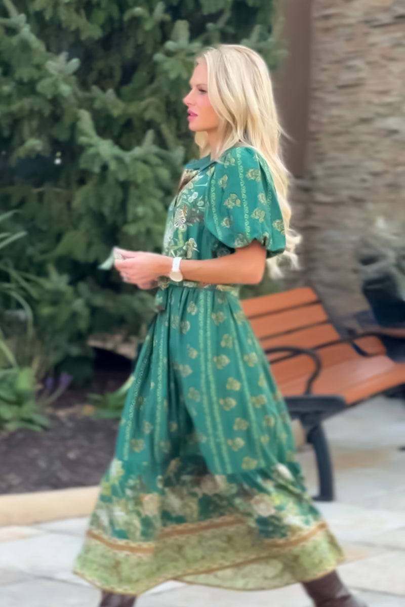 Asuka Dress : Green