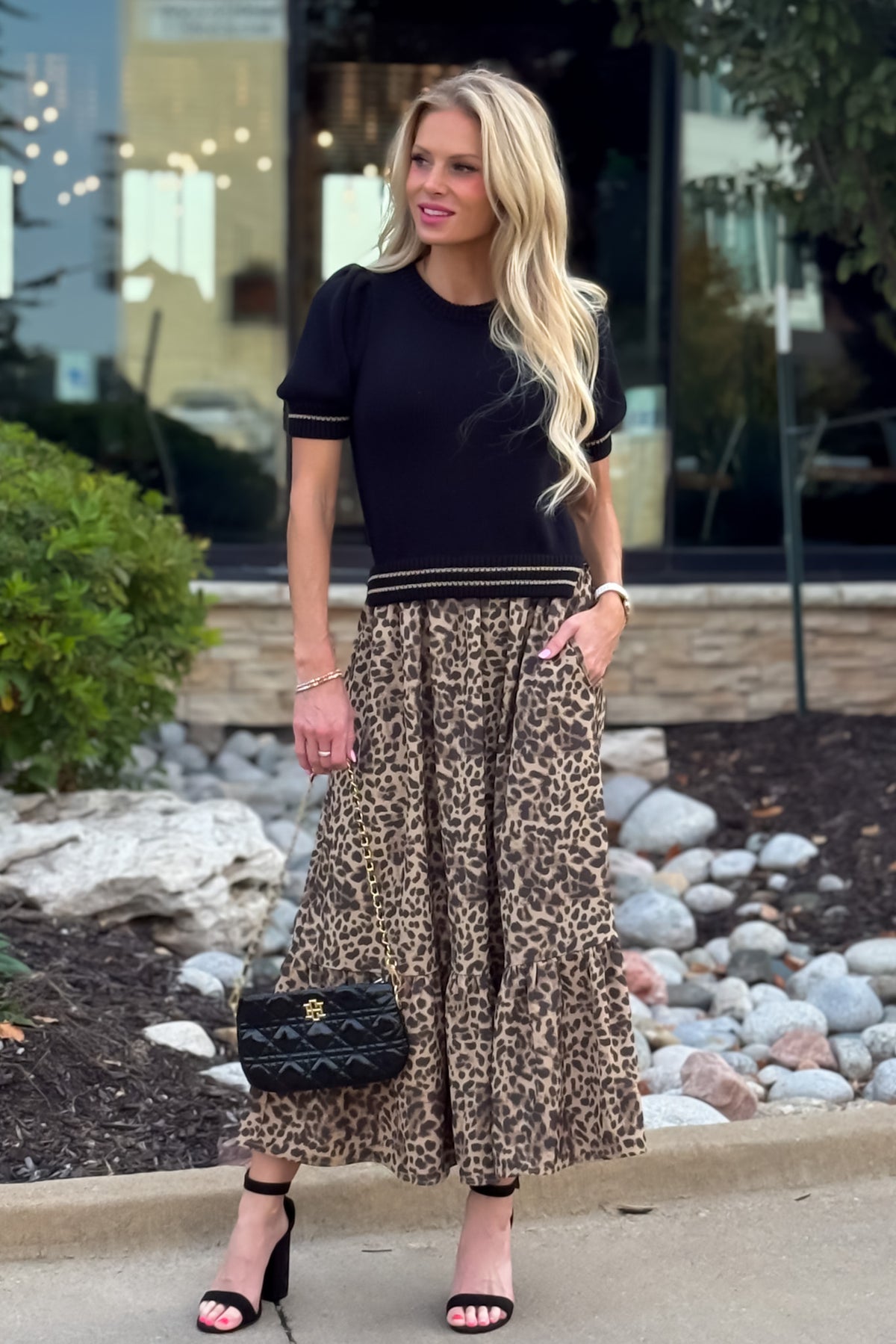 Berkely Maxi Dress : Black