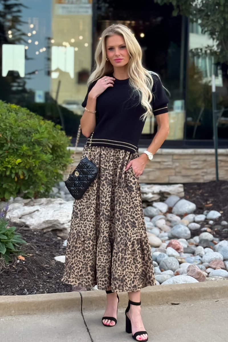 Berkely Maxi Dress : Black