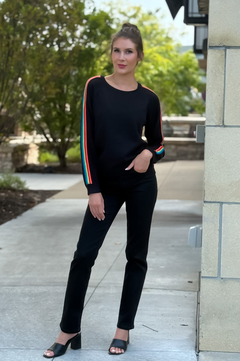 Soula Crew Neck Sweater: Black