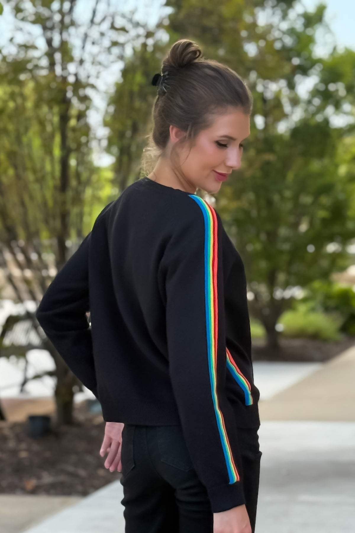 Soula Crew Neck Sweater: Black