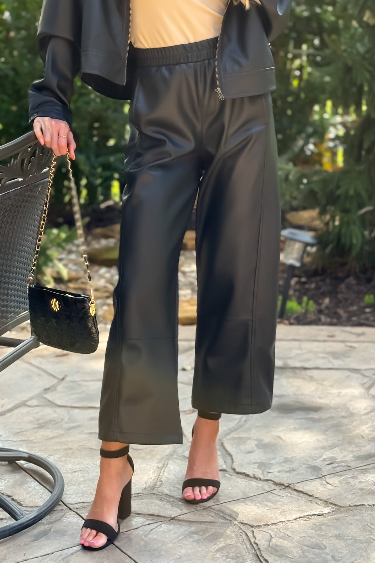 Jezebel Leather Pants : Black