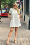 Alexi Pocketed Dress : Ivory