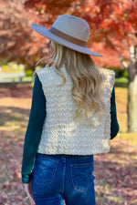 Copper Mountain Quilted Puff Vest - Ivory