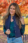 Copper Mountain Quilted Puff Vest - Navy