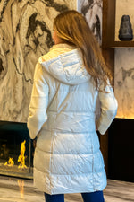 Vail Trails Long Puff Vest : Cream