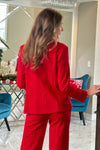 Ashlyn Liverpool Blazer : Tango Red