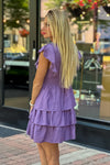 Billie Tiered  Dress : Lavender