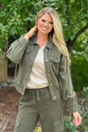 Valera Tribal Jacket : Olive