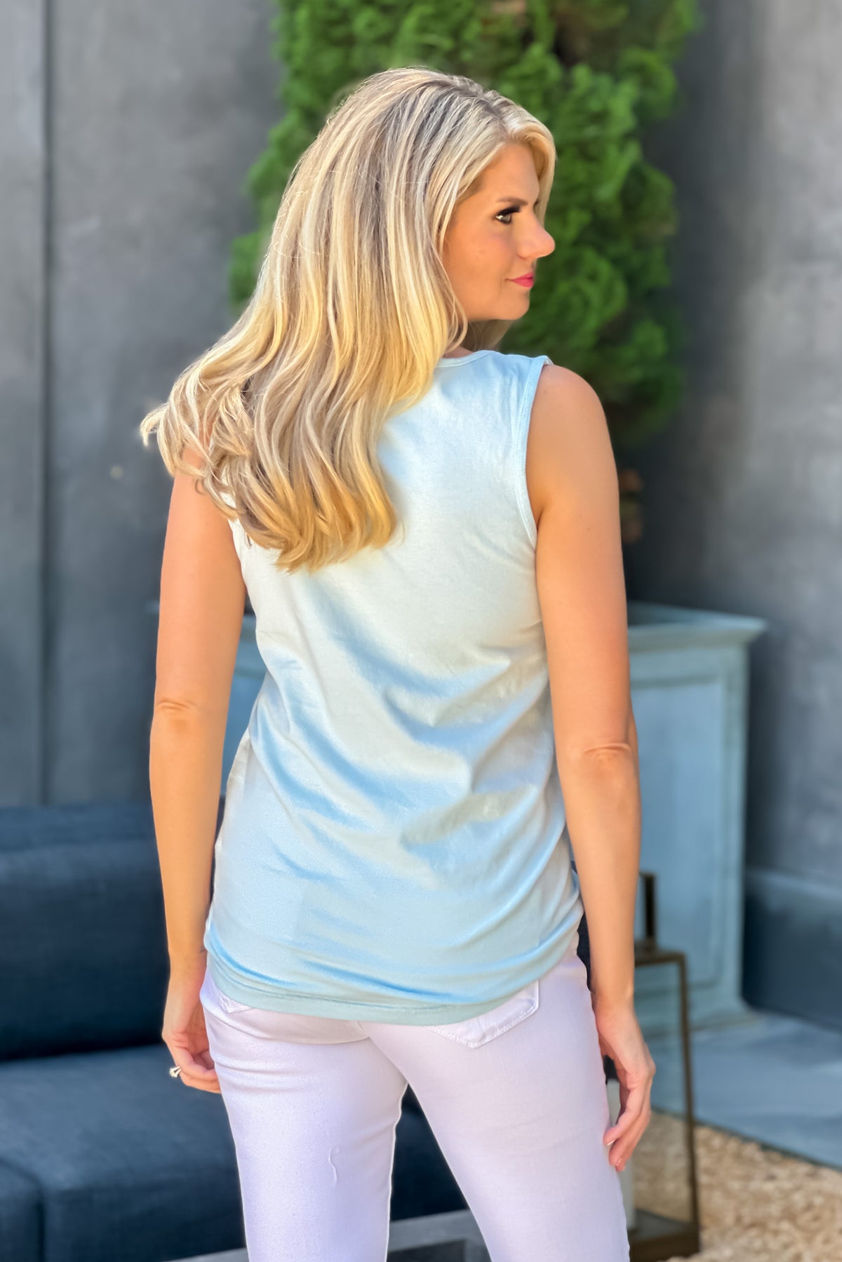 Kansas City Crown Tank Top : Baby Blue