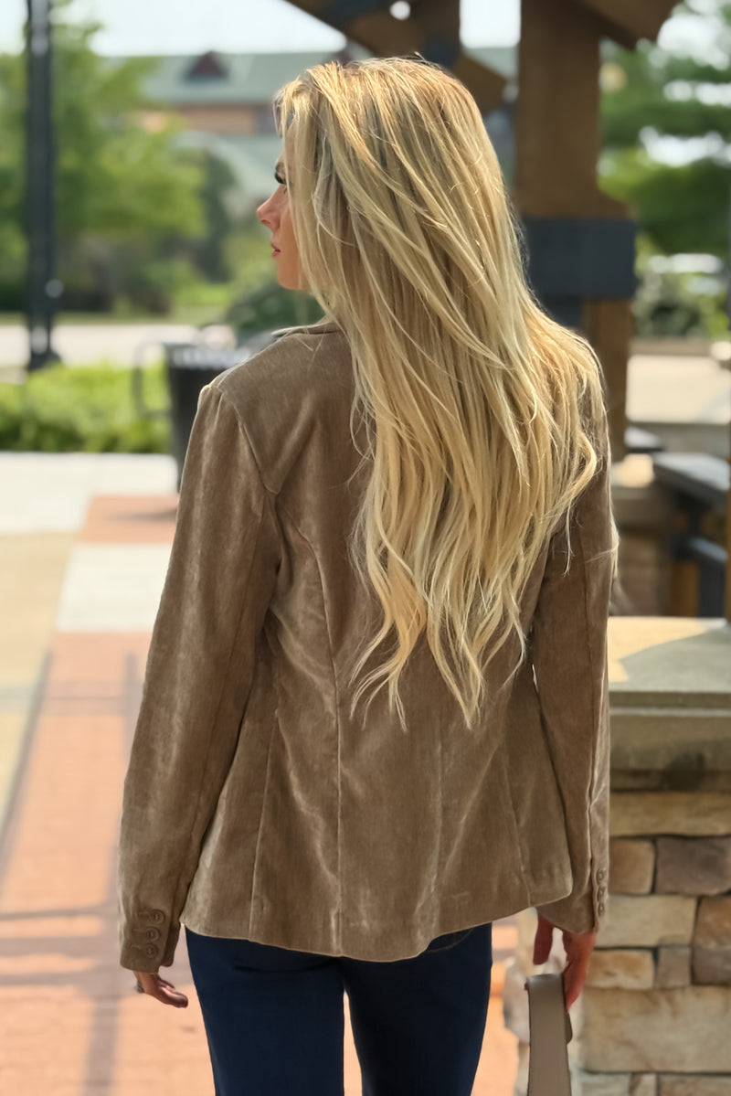 Liverpool Chanell Fitted Blazer : Khaki