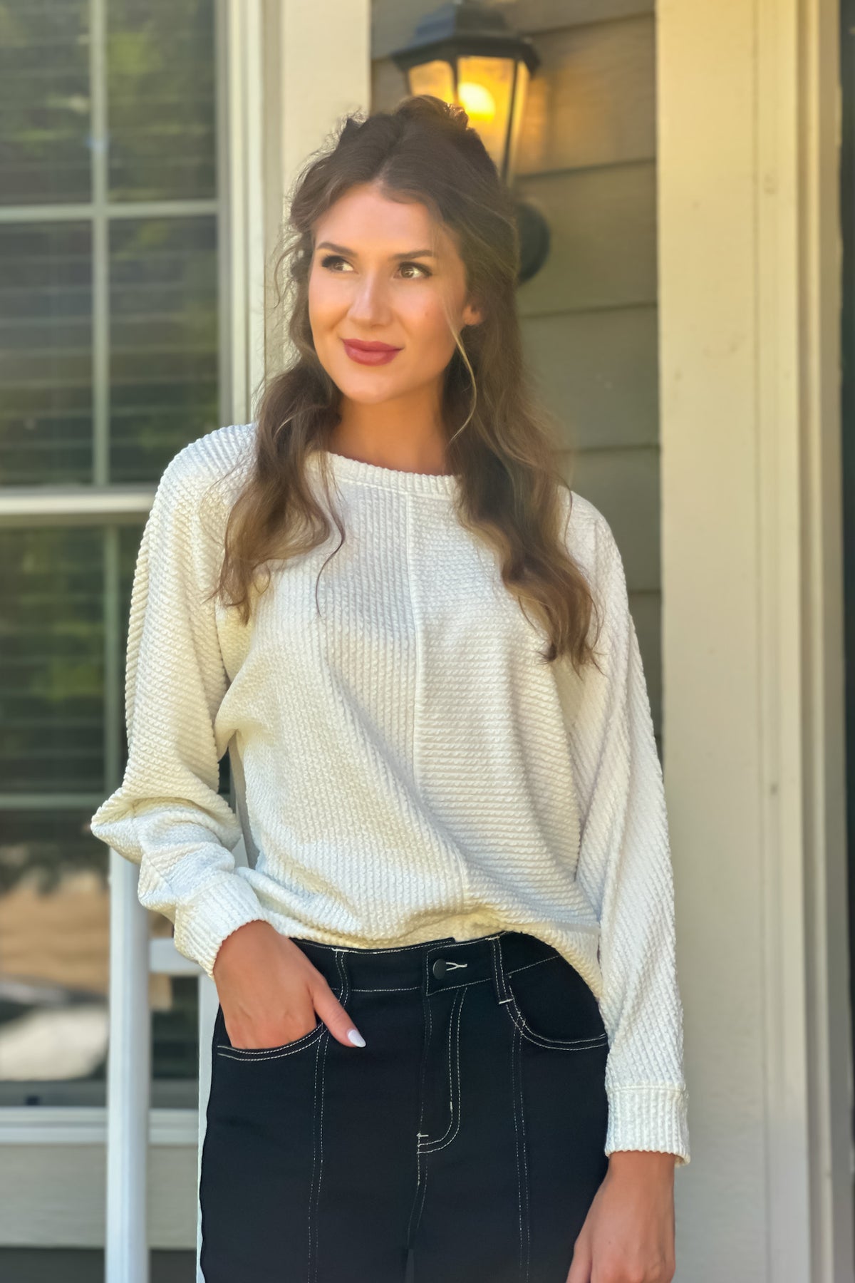 Tribal Lolita Dolman Top : Eggshell