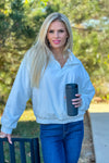 Morning Walk Fleece Lined Pullover : Ivory