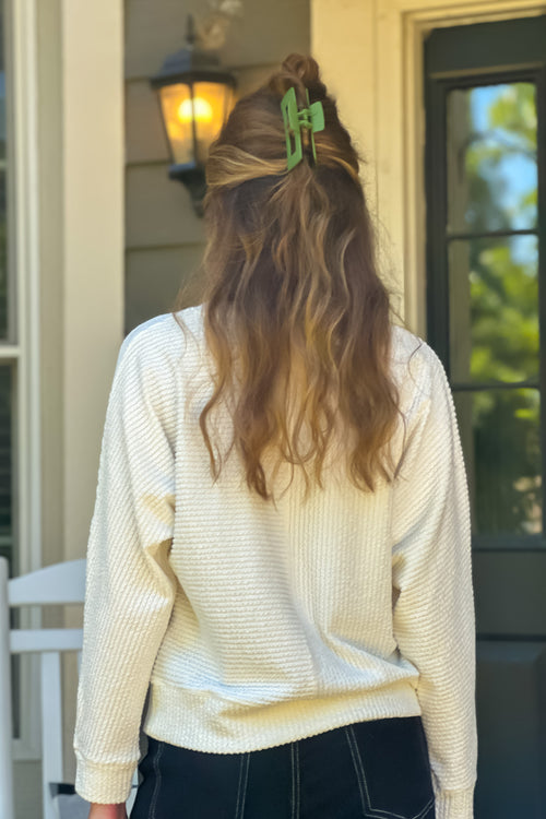 Tribal Lolita Dolman Top : Eggshell