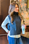 Parkway Stroll Sweater Vest : Charcoal