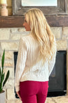 Gayle Fine Gauge Pullover Sweater : French Vanilla